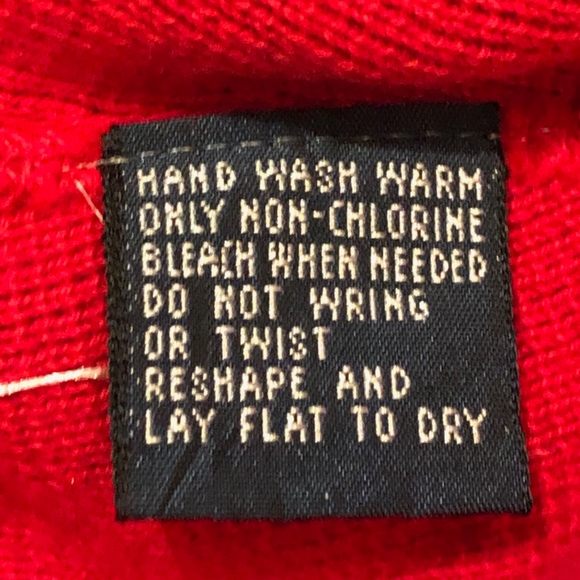 Vintage RL Polo V-neck Sweater. Large. 100% Cotton - Picture 4 of 5